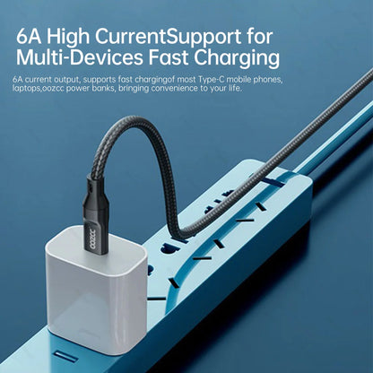 120W Super Fast Charging Cable w/ LCD Watt Display (for iPhone/USB-C)