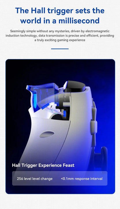 D9 Wireless Dual Hall Game Controller | Phone, Tablet, PC, Switch, PS3/PS4