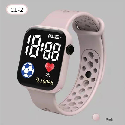 Digital LED Watch | Silicone Strap Electronic Wristwatch