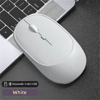 MINGCVIL Rechargeable Silent Wireless Mouse (Bluetooth/Adjustable DPI)