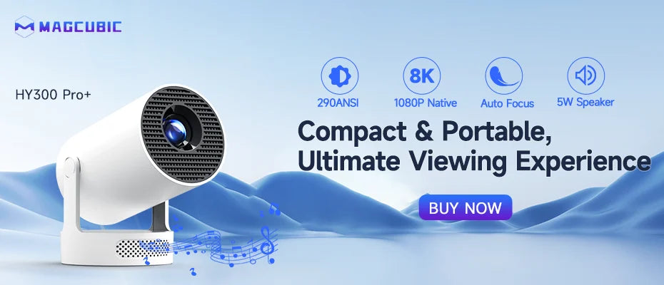Magcubic HY300 Pro 1080P Smart Projector (Android/Dual WiFi)