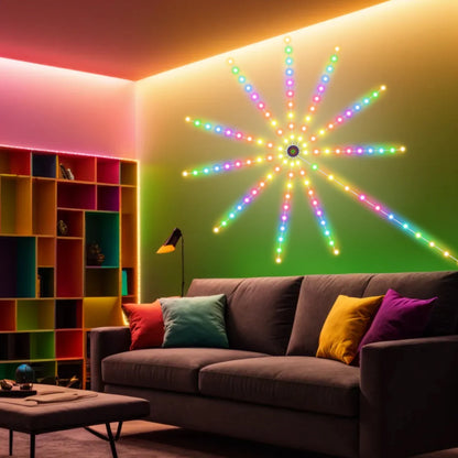 RGB LED Strip Lights with Bluetooth App Control (Music Sync)