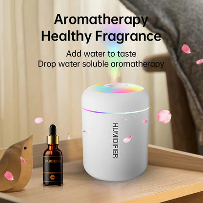 180ml Mini USB Aroma Diffuser & Air Humidifier w/ LED Lights