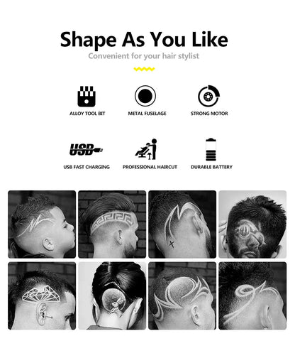 T9 LCD Precision Hair Trimmer and Clipper for Men