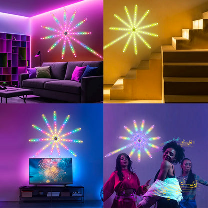 RGB LED Strip Lights with Bluetooth App Control (Music Sync)