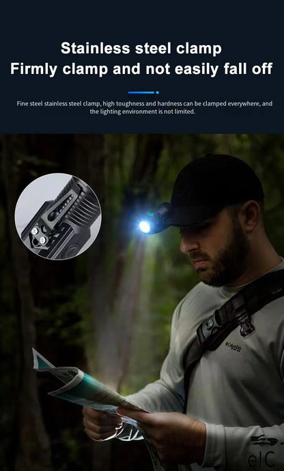 Rechargeable Multi-functional LED Flashlight (Strong Light & Long Range)