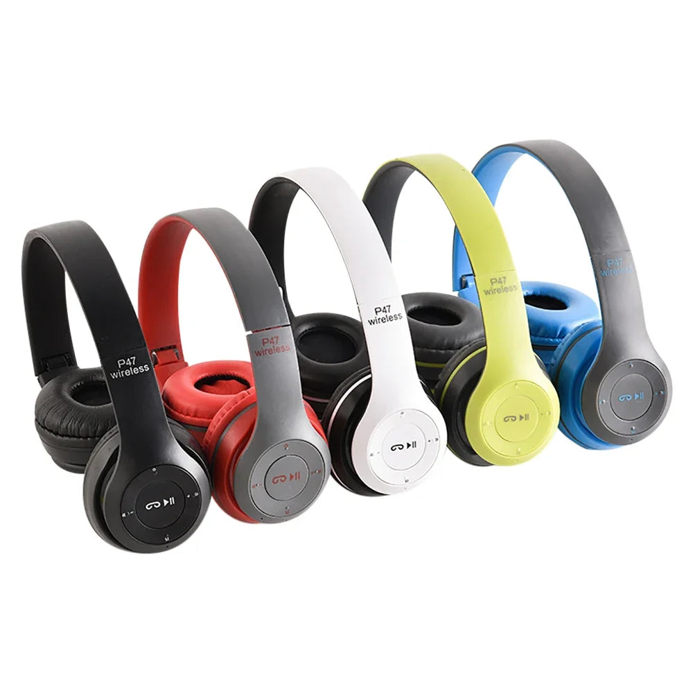 P47 Wireless Bluetooth 5.0 Folding Headset