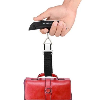 Digital Portable Luggage Scale (50kg/110lb) w/ LCD Display