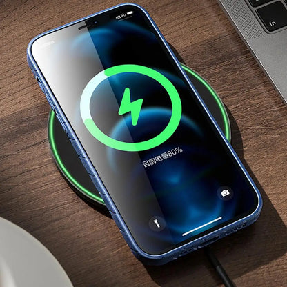 15W Max Wireless Fast Charger Pad | Safe, High-Speed Charging for Phones