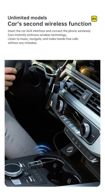 4-in-1 Bluetooth 5.4 Audio Transmitter & Receiver (3.5mm/TF)