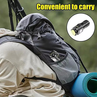 Rechargeable Multi-functional LED Flashlight (Strong Light & Long Range)