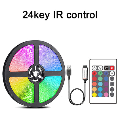 RGB LED Strip Light w/ 44-Key Remote (Multi-Length Decor)