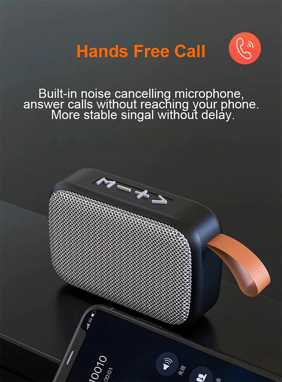 Mini Portable Outdoor Bluetooth 5.0 Speaker (Hifi Stereo)