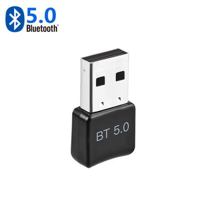 Bluetooth 5.0 USB Adapter & Receiver | High Speed Wireless Dongle for PC