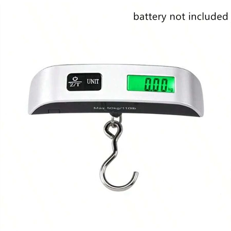 Digital Portable Luggage Scale (50kg/110lb) w/ LCD Display