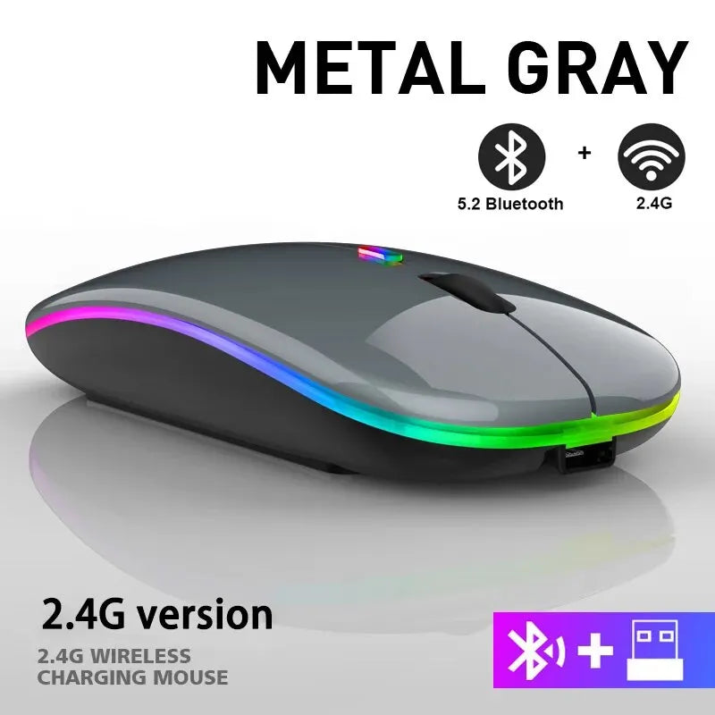 Rechargeable RGB Wireless Gaming Mouse (Ergonomic, 3600 DPI)
