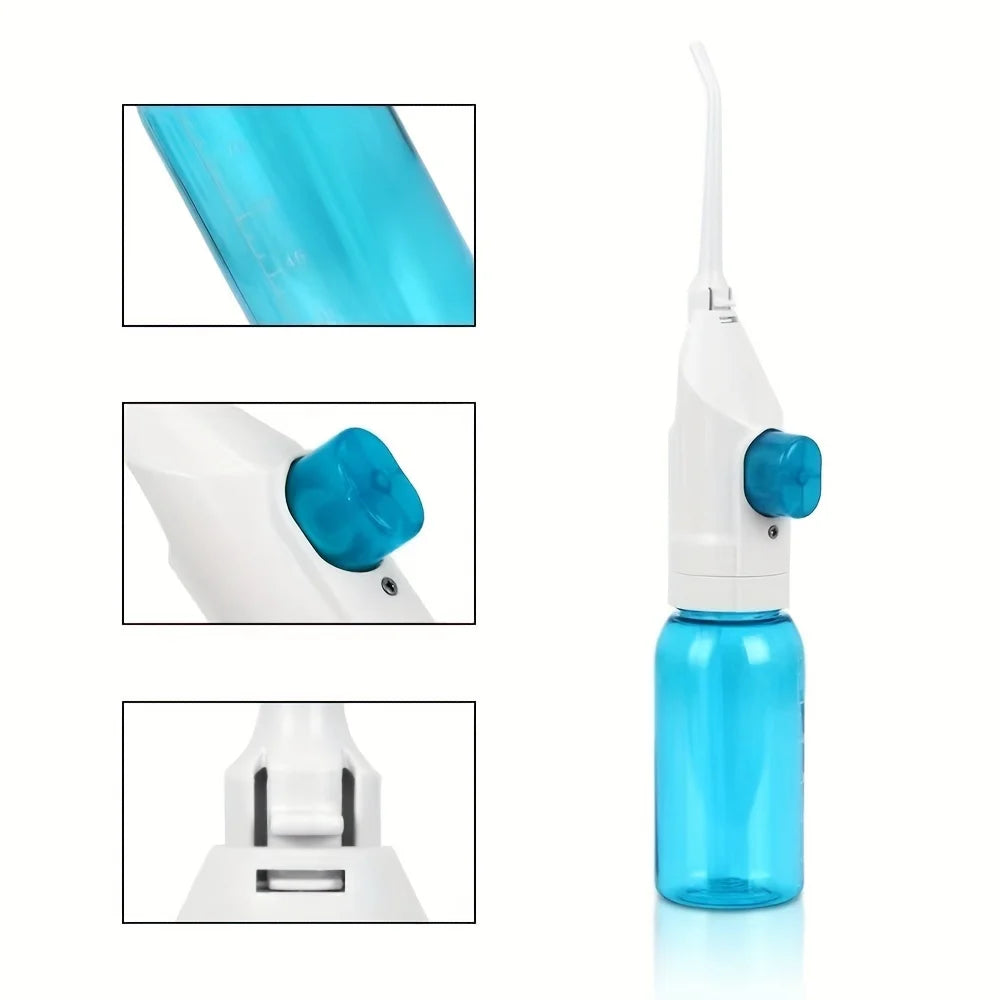 Portable High-Pressure Manual Oral Irrigator (Water Flosser)
