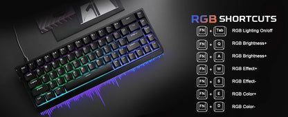 YUNZII x MADLIONS MAD68 HE Gaming Keyboard | 65% Magnetic, 8K Rapid Trigger
