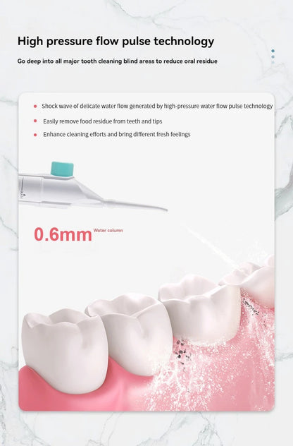 Portable High-Pressure Manual Oral Irrigator (Water Flosser)