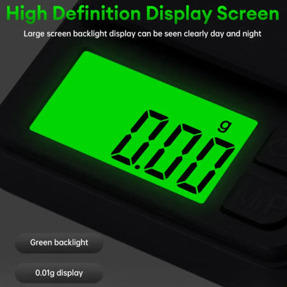 Digital Pocket Scale (1000g x 0.1g) - Precision & Backlit LCD