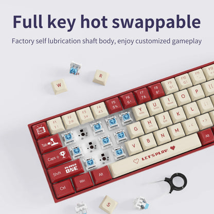 AJAZZ AK680 Mechanical Gaming Keyboard (Hot Swap / Wireless)