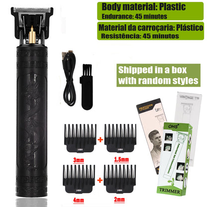 Professional T9 Hair Clipper & Beard Trimmer (0mm Zero Gap)