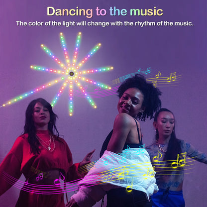 RGB LED Strip Lights with Bluetooth App Control (Music Sync)