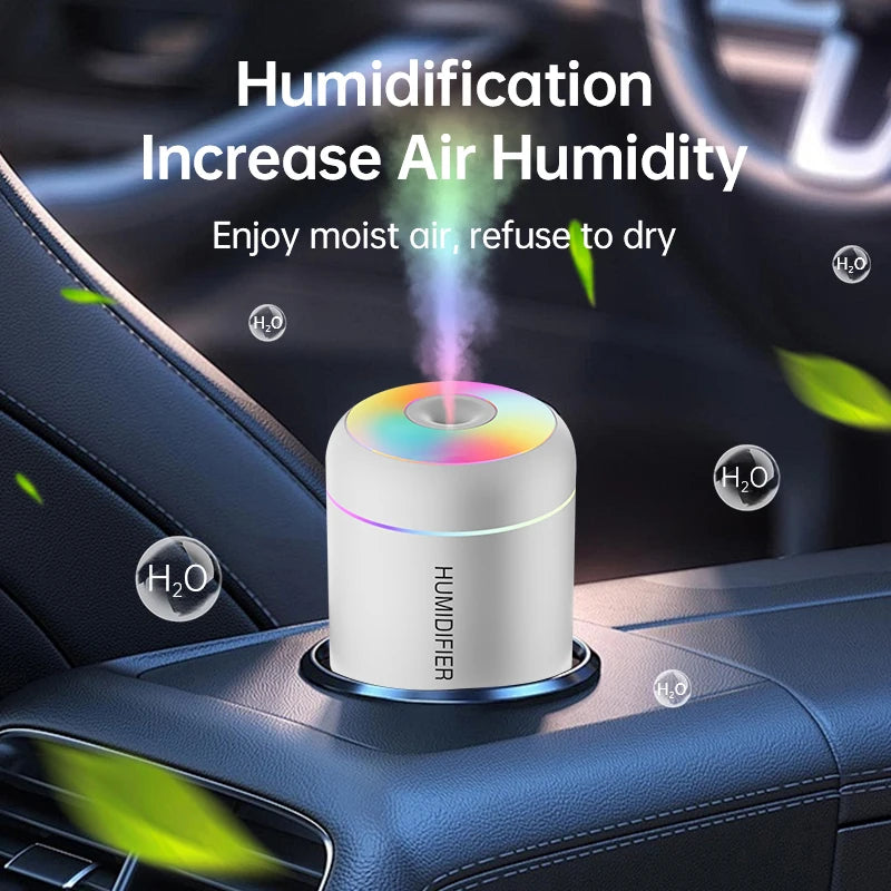 180ml Mini USB Aroma Diffuser & Air Humidifier w/ LED Lights