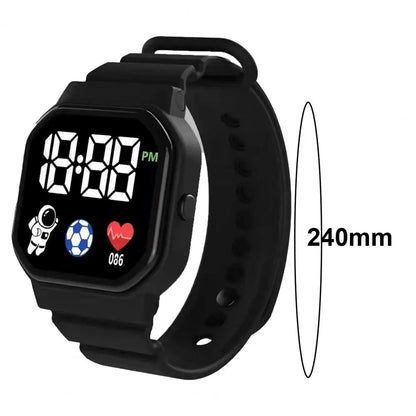 Digital LED Watch | Silicone Strap Electronic Wristwatch