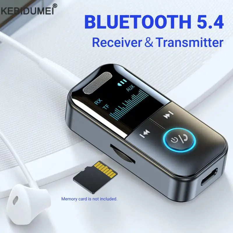 4-in-1 Bluetooth 5.4 Audio Transmitter & Receiver (3.5mm/TF)