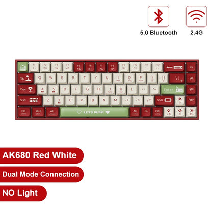 AJAZZ AK680 Mechanical Gaming Keyboard (Hot Swap / Wireless)
