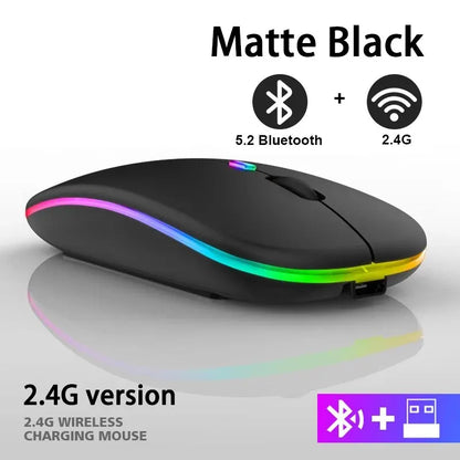 Rechargeable RGB Wireless Gaming Mouse (Ergonomic, 3600 DPI)