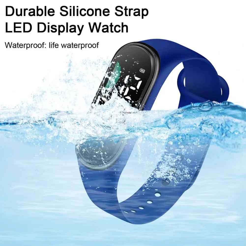 Waterproof Luminous LED Digital Sport Watch (Large Display)