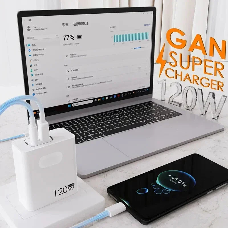 Original Xiaomi 120W PD Super Fast USB-C Charger Adapter