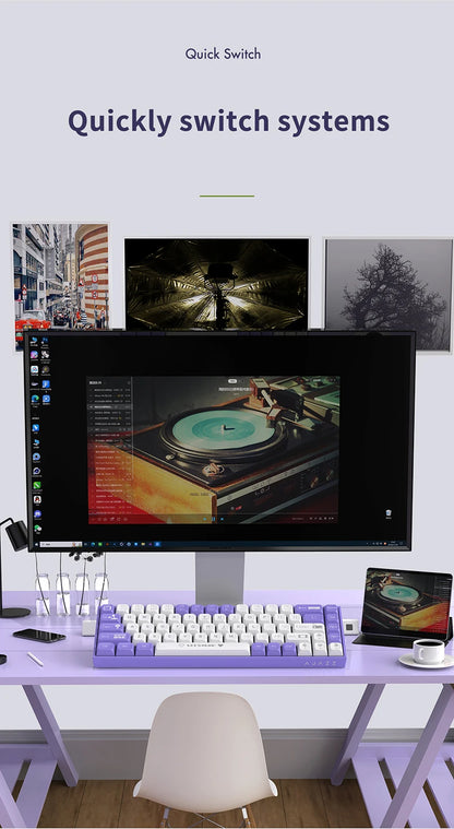 AJAZZ AK680 Mechanical Gaming Keyboard (Hot Swap / Wireless)