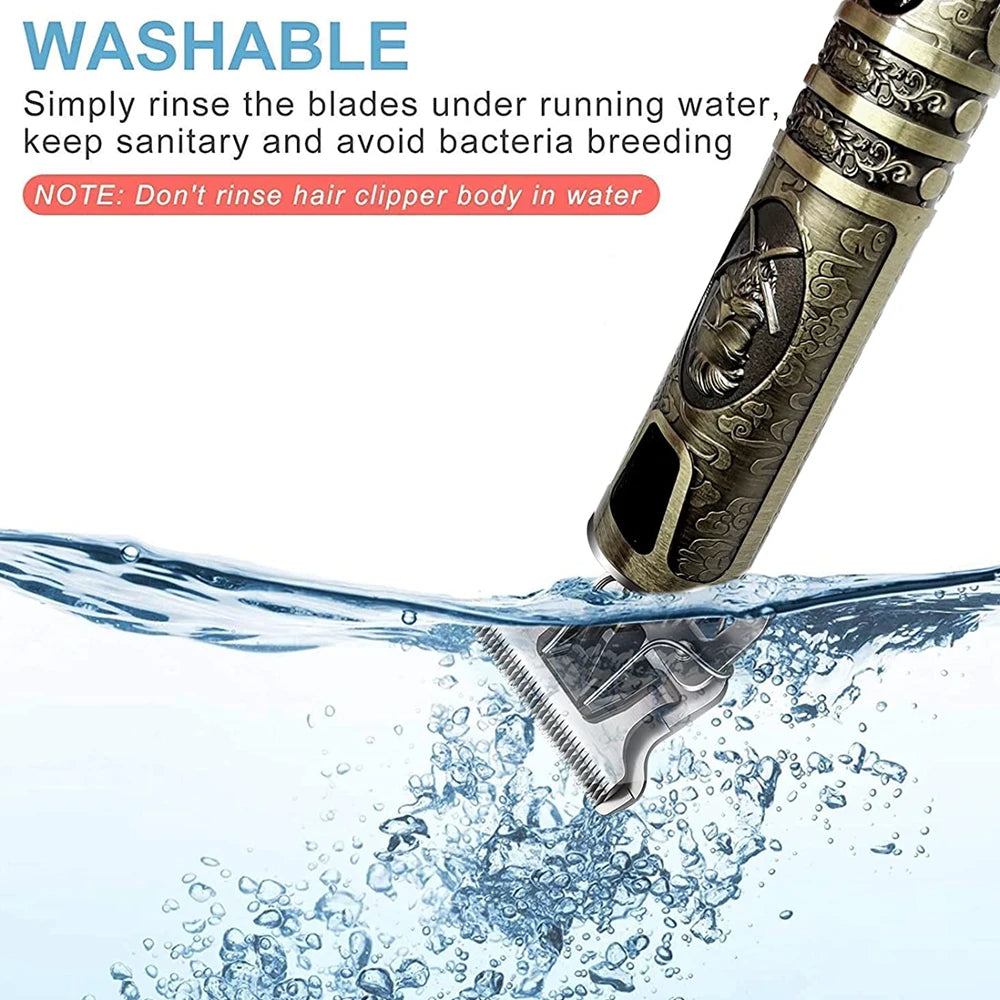 T9 LCD Precision Hair Trimmer and Clipper for Men