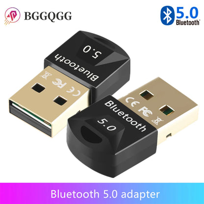 Bluetooth 5.0 USB Adapter & Receiver | High Speed Wireless Dongle for PC