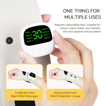 8 Mode Cordless EMS Wrist Massager | Carpal Tunnel & Tenosynovitis Relief Device