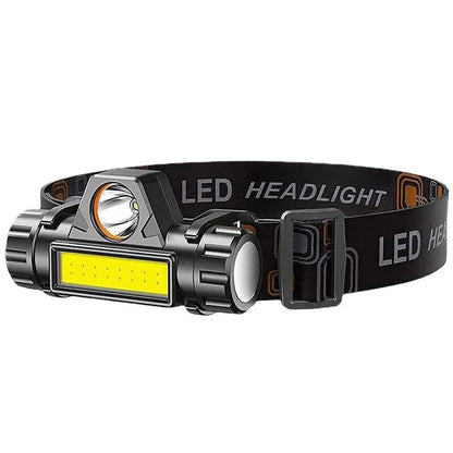 Rechargeable COB LED Headlamp w/ Magnetic Base (Waterproof, USB)