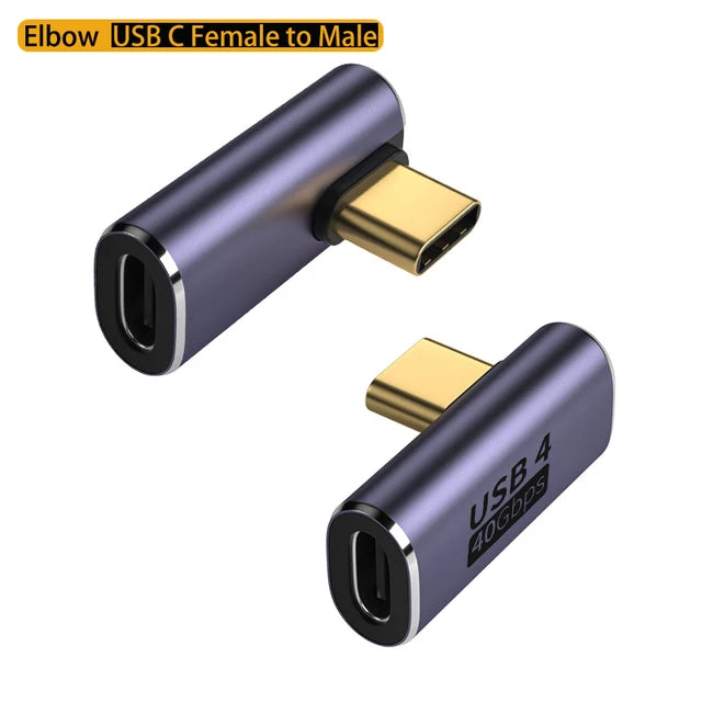 USB-C OTG Adapter (100W PD, 40Gbps, 8K 60Hz) for MacBook/PC