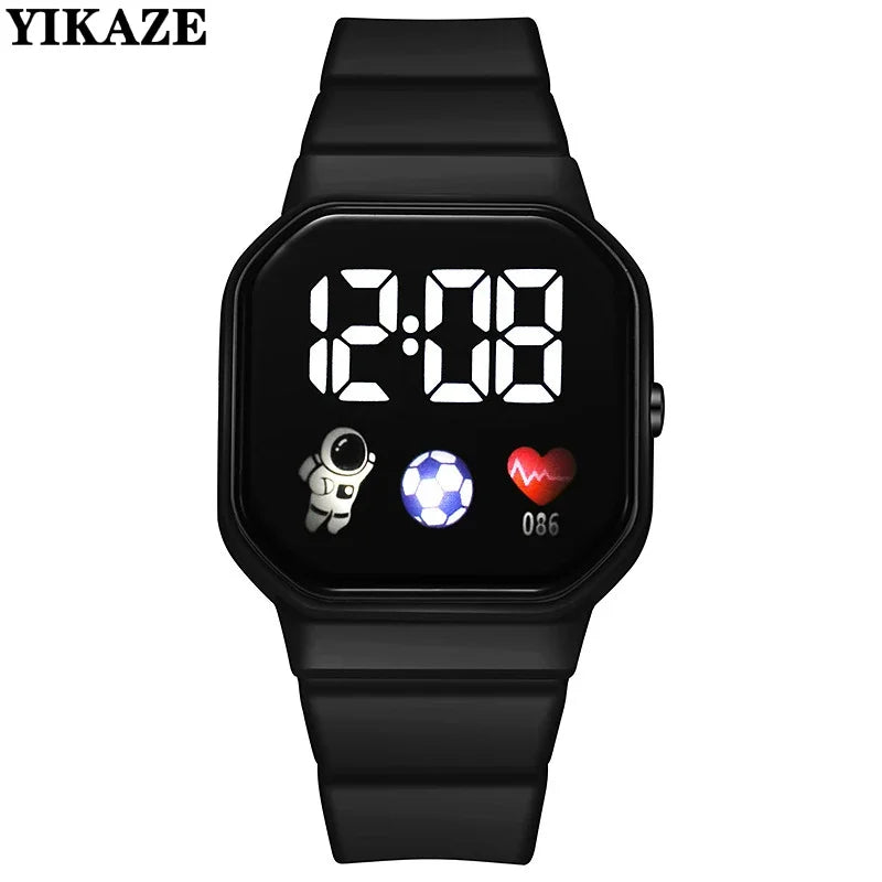 Digital LED Watch | Silicone Strap Electronic Wristwatch