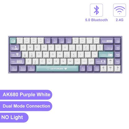 AJAZZ AK680 Mechanical Gaming Keyboard (Hot Swap / Wireless)
