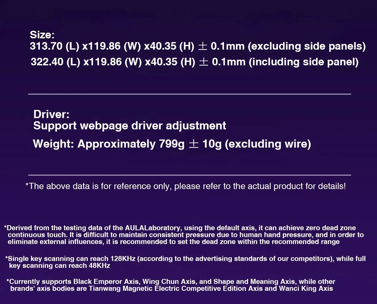 AULA HERO 68HE Customizable Mechanical Keyboard | RGB Backlit, Magnetic Switches