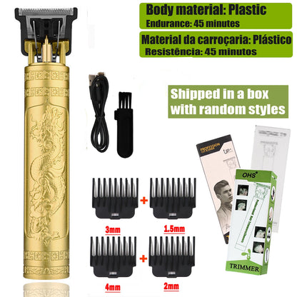 T9 Cordless Hair Trimmer & Shaver (Electric Barber Razor)