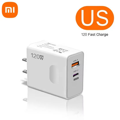 Original Xiaomi 120W PD Super Fast USB-C Charger Adapter