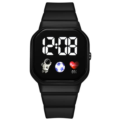 Digital LED Watch | Silicone Strap Electronic Wristwatch