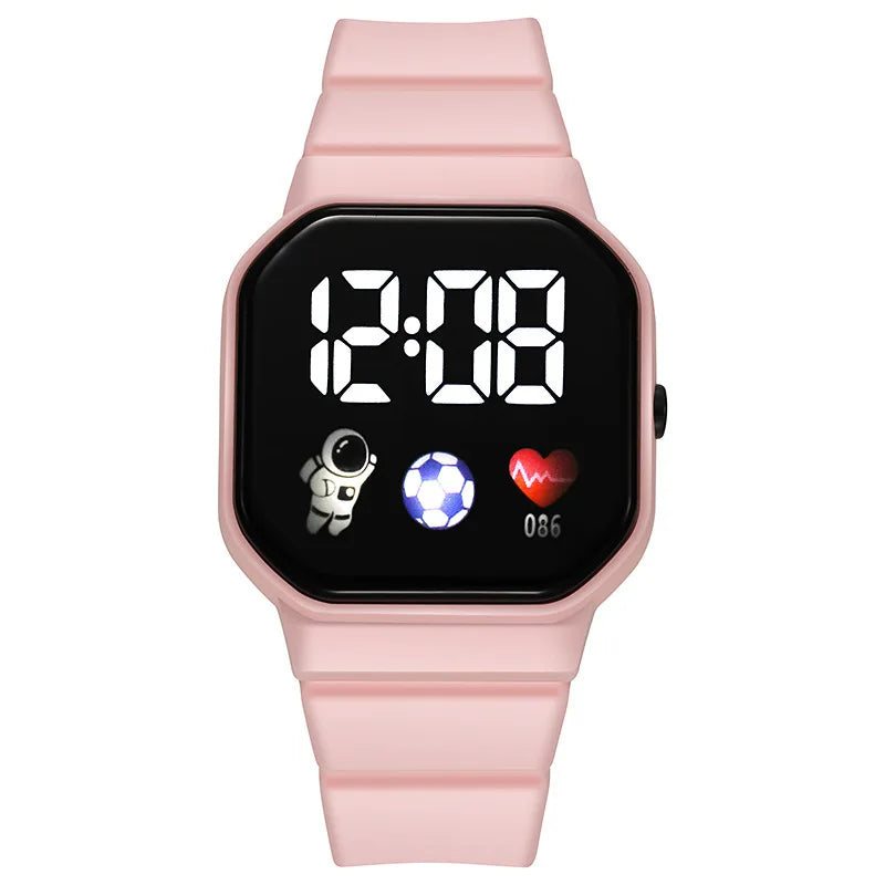 Digital LED Watch | Silicone Strap Electronic Wristwatch