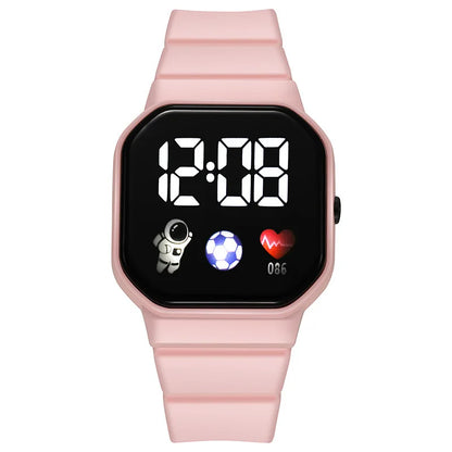 Digital LED Watch | Silicone Strap Electronic Wristwatch