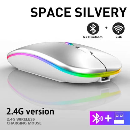Rechargeable RGB Wireless Gaming Mouse (Ergonomic, 3600 DPI)