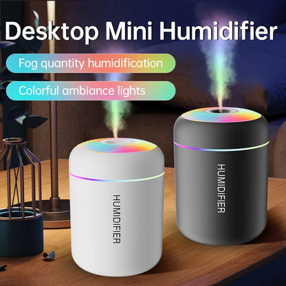 180ml Mini USB Aroma Diffuser & Air Humidifier w/ LED Lights